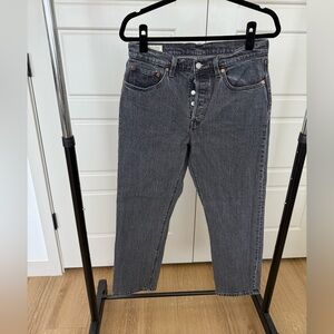 Levi's Gray 501 Jeans - 28W/26L